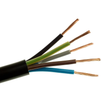 Przewód warsztatowy H05VV-F (OWY) 5x0,75 500V żo czarny BĘBEN | 5907702817026-B EK Elektrokabel