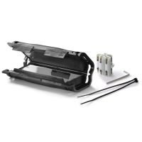 Mufa żelowa EASY 3V przelotowa ze złączką śrubową (czarna obudowa) | 389677 Cellpack