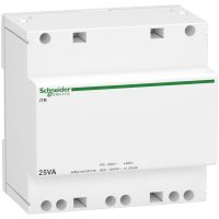 Modułowy transformator bezpiecznikowy iTR 230V 50-60 Hz wyjście 12-24V 25VA, Acti 9 | A9A15219 Schneider Electric