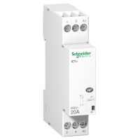 Stycznik modułowy Acti9 iCT50+20-10-230 20A 1NO 50Hz 230 VAC | A9C15030 Schneider Electric