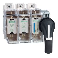 Uchwyt obrotowy bezpośredni przedni czarny IP65 100/400A | GS2AH530 Schneider Electric