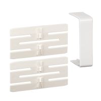 Łącznik z osłoną poŁączenia 75x55 mm PC/ABS biel polarna Optiline 45 | ISM10106P Schneider Electric