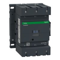 Stycznik mocy TeSys D 150A 3P 80KW 24V DC 1NO 1NC AC-3 zaciski śrubowe | LC1D150BD Schneider Electric