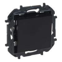 Przycisk pojedynczy 6A, czarny, NILOE STEP | 863509B Legrand