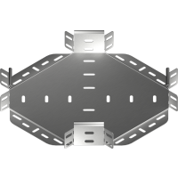 Czwórnik korytka CZKP100H60, gr.blachy 1,5mm | 163410 Baks