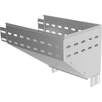 Kolanko redukcyjne prawe KRPJ100H80, gr.blachy 1,0 mm | 184310 Baks