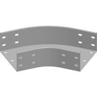 Kolanko 45st. KKZMC600H100, gr.blachy 2,0mm | 310960 Baks