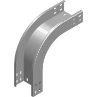 Łuk zewnętrzny 90st. LZZP200H50, gr.blachy 1,5mm | 351420 Baks