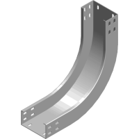 Łuk wewnętrzny 90st. LZWP100H50, gr.blachy 1,5mm (STD) | 351810 Baks