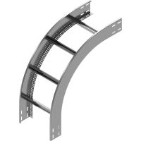 Łuk pionowy zewnętrzny drabiny LPDZC200H100N, gr. blachy 2.0mm | 499121 Baks