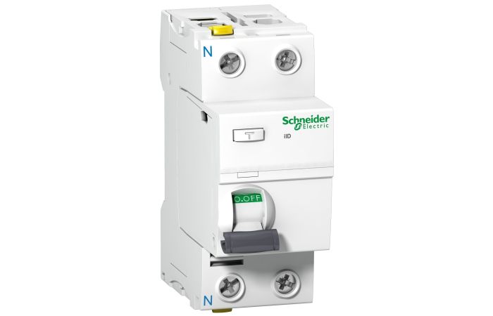Wyłącznik różnicowoprądowy 2P 63A 30mA typ AC, iID-63-2-30-AC, Acti 9 | A9Z11263 Schneider Electric