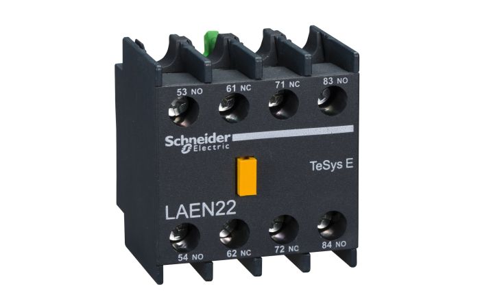 Styki pomocnicze Easy Tesys Control do LC1E 2NO 2NC LAEN22 | LAEN22 Schneider Electric