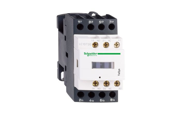 Stycznik mocy TeSys D 9A 4P 4KW 24V AC 2NO 2NC AC-3 zaciski śrubowe | LC1D098B7 Schneider Electric
