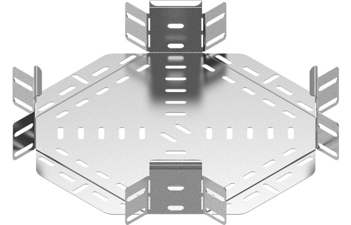 Czwórnik korytka CZKJ100H80, gr.blachy 1,0mm | 182710 Baks
