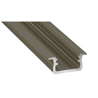 Profil B wpuszczany 3m anodowany czarny AL-PROFIL B 9,3x21mm GXLP555 | 10-0022-30 LED Labs