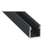 Profil Y nawierzchniowy 2m czarny anodowany AL-PROFIL Y 8x17mm GXLP834 | 10-0092-20 LED Labs