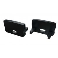 Zaślepka HIGH bez otworu czarna EC-PROFIL do profilu D GXLP983 | 12-0062-01 LED Labs