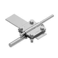 Złącze krzyżowe uziomowe 3 płytki nierdzewne Fi8/Fi16/B=40mm, AN-52C/OH/ MOD do uziomów MIX 5/8, 3/4 | FX28021 An-kom