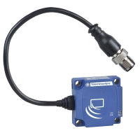 Stacja kompaktowa OsiSense XG Rfid 13.56MHz, pł. platf. 40x40x15, M12, kab. 0.2m | XGCS4901201 Telemecanique Sensors