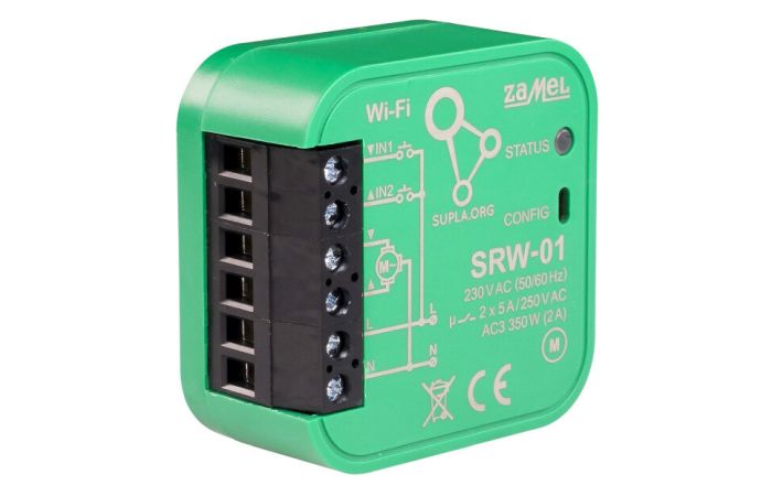 Sterownik rolet WI-FI TYP: SRW-01 | SPL10000004 Zamel
