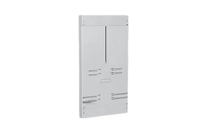 Tablica licznikowa T-1F/3F-b/z, bez zabezpieczeń, z nakładkami, IP20 378x200x25mm szara | 10.4 Elektro-Plast Opatówek