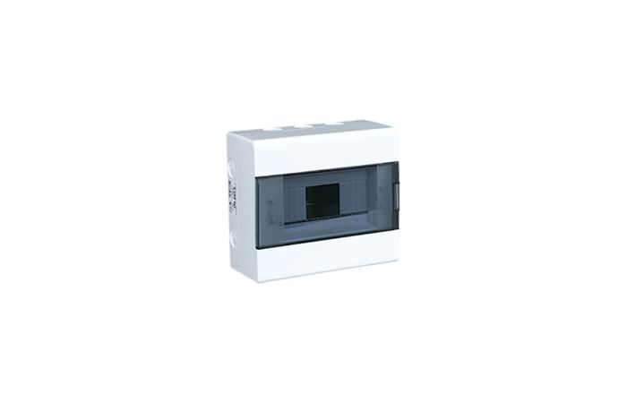 Rozdzielnica moduł. n/t SRn-8 1x8 198x228x95mm IP40 (N+PE) drzwi transp, biała (1/300szt) | 1.2 Elektro-Plast Opatówek