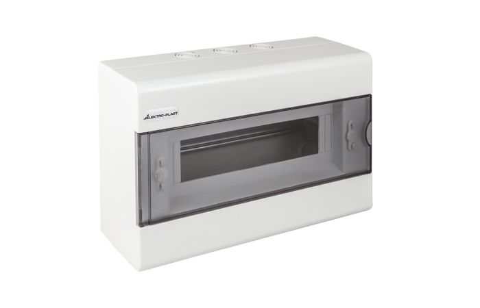 Rozdzielnica moduł. n/t SRn-12 1x12 198x298x95mm IP40 (N+PE) drzwi transp, biała (1/240szt) | 1.3 Elektro-Plast Opatówek