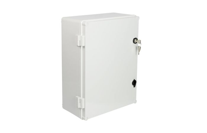 Obudowa z tworzywa n/t Uni-1 300x400x160mm IP65 płyta montaż, drzwi pełne, szara (1szt) | 43.1 Elektro-Plast Opatówek