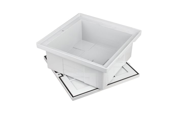 Skrzynka gruntowa odgromowa SZO II 200x200x80mm szara (1szt) | 35.06 Elektro-Plast Opatówek
