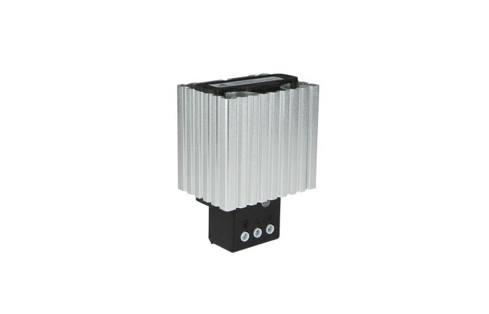 Grzałka półprzewodnikowa GRZ50, PTC 50W, TH35 IP20 115x70x50mm aluminium/czarny | 86.58 Elektro-Plast Opatówek