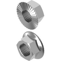 Nakrętka kołnierzowa ząbkowana DIN 6923 NKZM8 (opak 100szt) | 650245 Baks