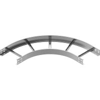 Łuk drabinki 90st. LDC600H80N, gr.blachy 2,0mm | 496360 Baks