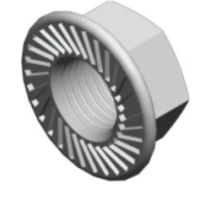 Nakrętka kołnierzowa ząbkowana DIN 6923 A2 NKZM8E A2 (1.4301) (opak 100szt) | 890008 Baks