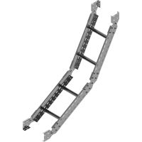 Łuk pionowy drabinki LPDC100H100 N gr. blachy 2,0mm | 492510 Baks