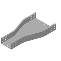 Redukcja symetryczna RKZP200/100H50 STD, gr. blachy 1,5mm | 352420 Baks
