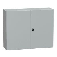 Obudowa Special S3D podwójne drzwi gładkie b/pł montazowej 800x1000x300 IP55 RAL7035 | NSYS3D81030D Schneider Electric