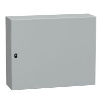 Obudowa Spacial S3D drzwi gładkie z płytą montażową 800x1000x300 (WxSxG) IP55 IK10 RAL7035 | NSYS3D81030P Schneider Electric