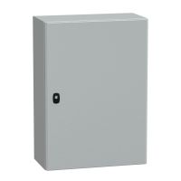 Obudowa wisząca Spacial S3D drzwi gładkie z pł. mont. 700x500x250 (WxSxG) IP66 IK10 RAL7035, Special | NSYS3D7525P Schneider Electric
