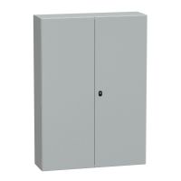 Obudowa Spacial S3D drzwi gładkie z płyta montażową 1400x1000x300 (WxSxG) IP55 IK10 RAL7035 | NSYS3D141030DP Schneider Electric