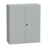 Obudowa wisząca Spacial S3D podw drzwi gładkie z pł. mont 1200x1000x400 (WxSxG) IP55 IK10 RAL7035 | NSYS3D121040DP Schneider Electric