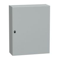 Obudowa wisząca Spacial S3D drzwi gładkie b/pł. mont 1000x800x300 (WxSxG) IP66 IK10 RAL7035, Special | NSYS3D10830 Schneider Electric