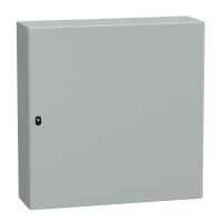 Obudowa wisząca Spacial S3D drzwi gładkie z pł.mont. 1000x1000x300 (WxSxG) IP66 IK10 RAL7035 | NSYS3D101030P Schneider Electric