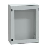 Obudowa poliestrowa wisząca PLM z drzwiami transparentnymi IP66 847x636x300 mm Thalassa | NSYPLM86TG Schneider Electric