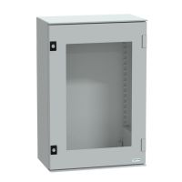 Obudowa poliestrowa wisząca PLM z drzwiami transparentnymi IP66 647x436x250 mm Thalassa | NSYPLM64TG Schneider Electric