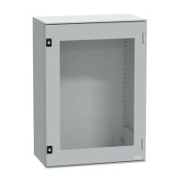 Obudowa poliestrowa wisząca PLM z drzwiami transparentnymi IP66 747x536x300 mm Thalassa | NSYPLM75TG Schneider Electric