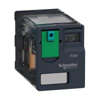 Przekaźnik wtykowy miniaturowy Zelio RXM 4 styki przełaczne 12VDC | RXM4AB1JD Schneider Electric