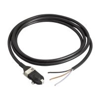 Łącznik krańcowy OsiSense XC miniaturowy, trzpień płaski, długość przewodu 2 m | XC010L2 Telemecanique Sensors
