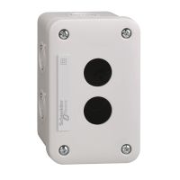 Pusta kaseta sterująca 2 otwory Fi-22mm jasnoszara Harmony XALE | XALE2 Schneider Electric