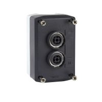 Kaseta ciemnoszara przyciski biały kryty czarny kryty Fi-22 z samopowrotem | XALD223 Schneider Electric