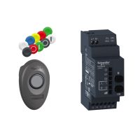 Przycisk bezprzewodowy i bezbateryjny Fi-22mm LED 24-240V plastikowy Harmony XB5 | XB5RMA04 Schneider Electric